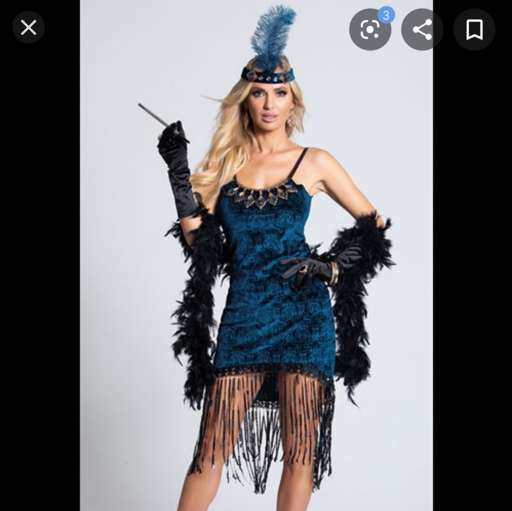 1920s Downtown Doll Flapper Costume